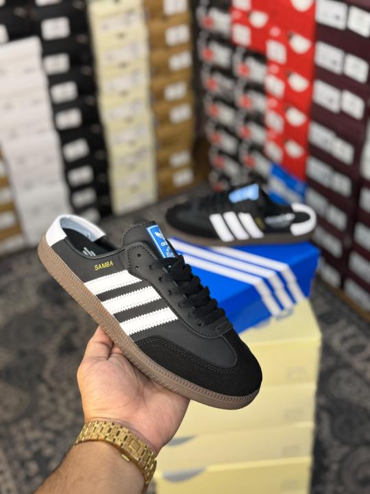 ADIDAAS SAMBA MULE BLACK WHITE