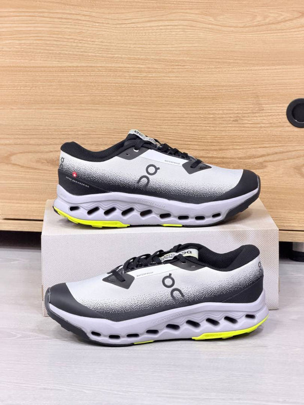 On CloudSurfer Trail 2 Waterproof Black Purple Soul