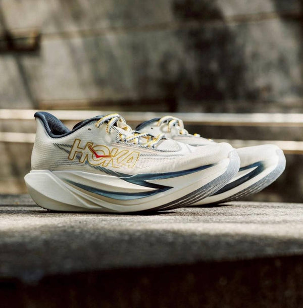 Hoka Cielo X1 3.0 in Alabaster  Yellow Gold