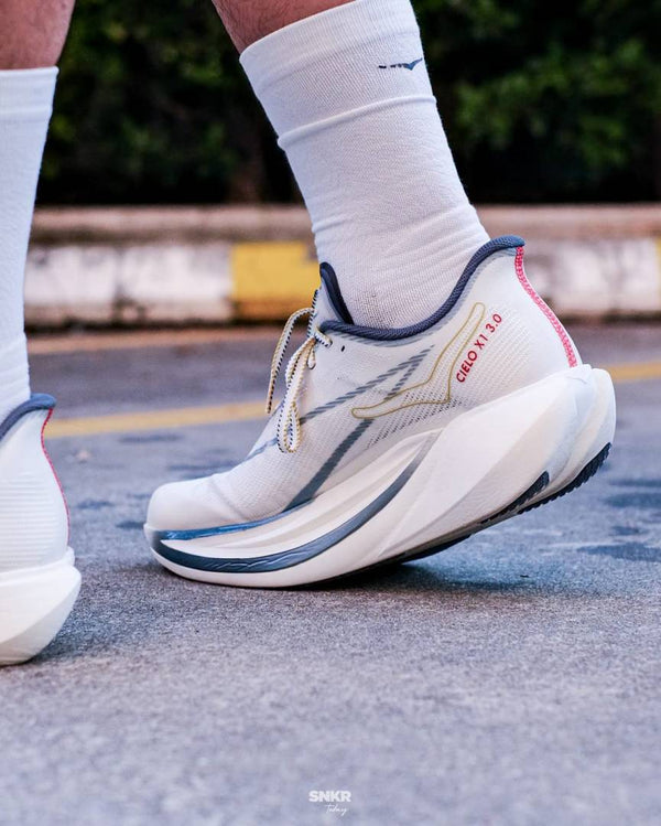 Hoka Cielo X1 3.0 in Alabaster  Yellow Gold