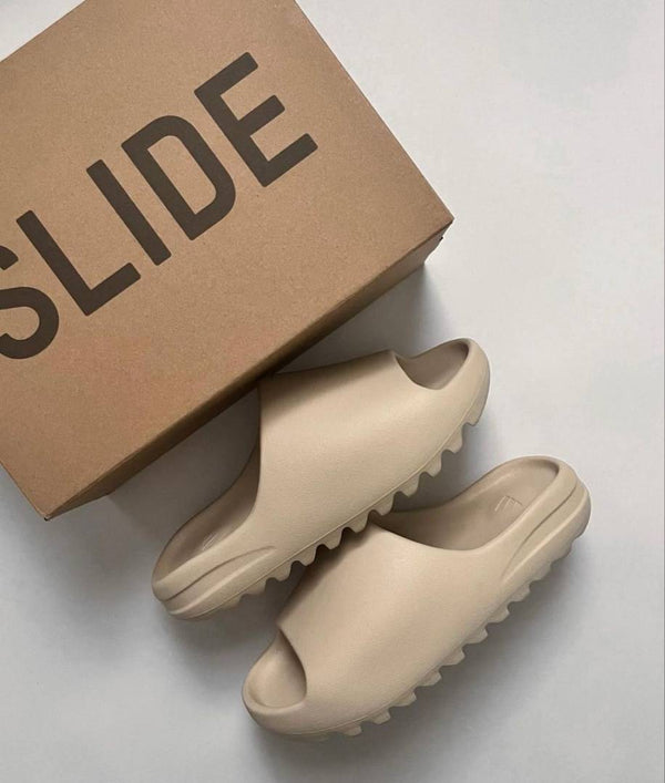 Adidaas Yeezy Slide Pure Light Brown UA Quality With Tag  Butter Papar Og Box.