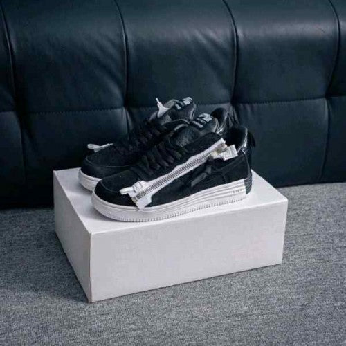 Nikee Lunar Force 1 Acronym Black White