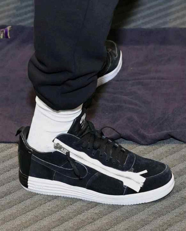 Nikee Lunar Force 1 Acronym Black White