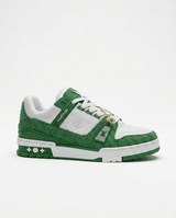 LOUIIS VUITTOON TRAINER MONOGRAM GREEN DENIM