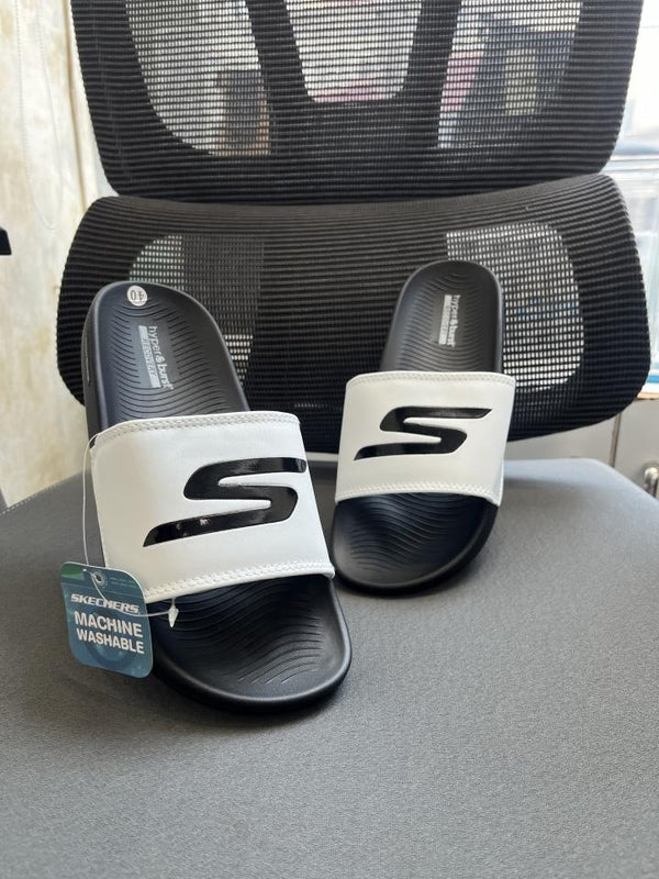 Skecherrs Hyper Burst Soft Slides S White