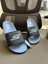 Skecherrs Hyper Burst Soft Slides S Print Sky Blue