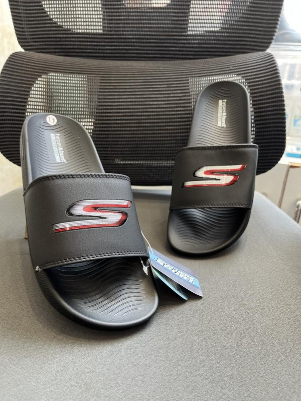 Skecherrs Hyper Burst Soft Slides S Print Black