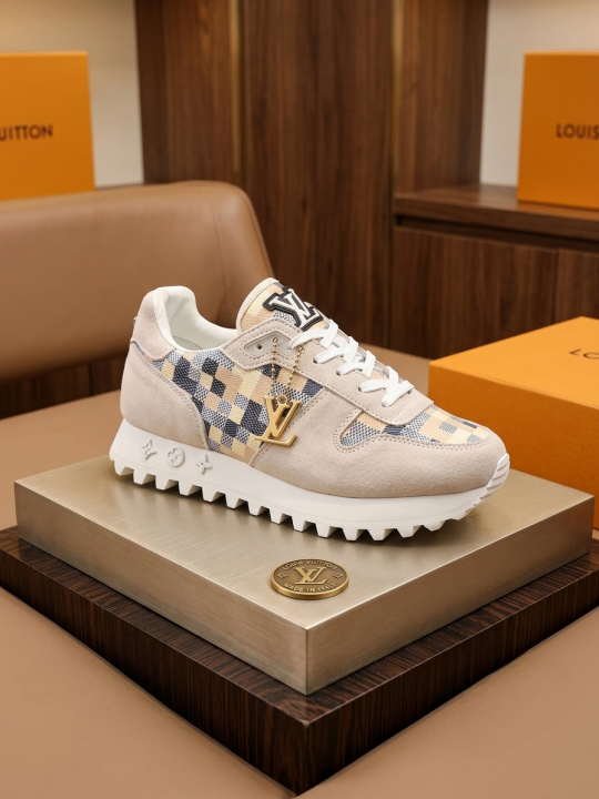 LOUUIS VUITTON RUNWAY SNEAKER EMBROSSED MULTI