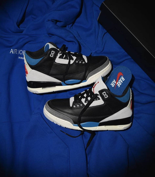 NIKK.E AIR JORDAN 3 RETRO RARE AIR