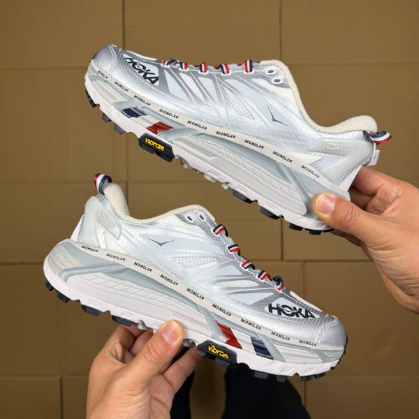 Moncller x Hoka one Mafate Speed 2 Silver