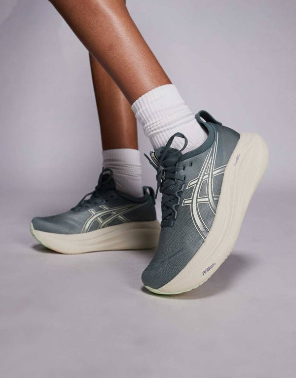 Asiics Gel Nimbus 27  Olive Green