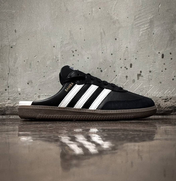 ADIDAAS SAMBA MULE BLACK WHITE