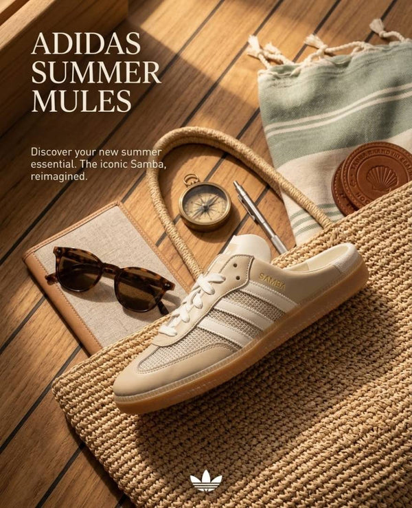 ADIDAA.S SAMBA MULE BEIGE