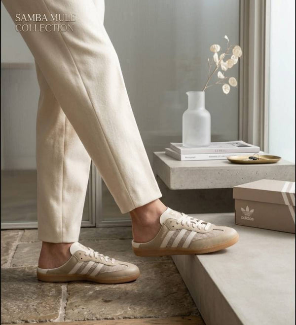 ADIDAAS SAMBA MULE BEIGE