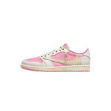 Travis Scott x Nikee Air jordan 1 low OG Shy pink semi ua