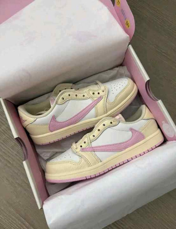 Nikke Travis Scott X Air Jordan 1 Retro Low OG Shy Pink
