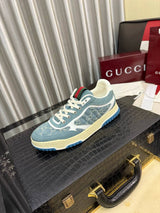 GUCCCI RE WEB LIGHT BLUE DENIM SNEAKER UA QUALITY