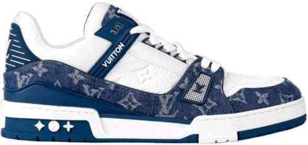 LOUIiSS VUITTONN TRAINERS MONOGRAM DENIM