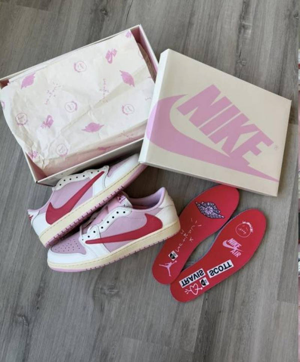 NIKKE AIR JORDAN 1 TRAVIS SCOTT TROPICAL PINK