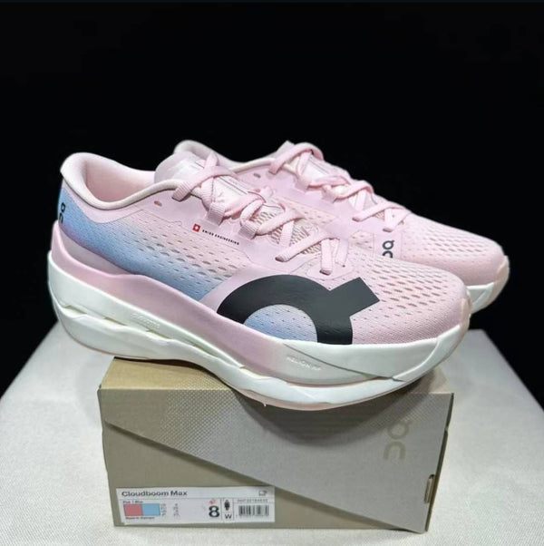 On Cloudboom Max Pink Running Pink