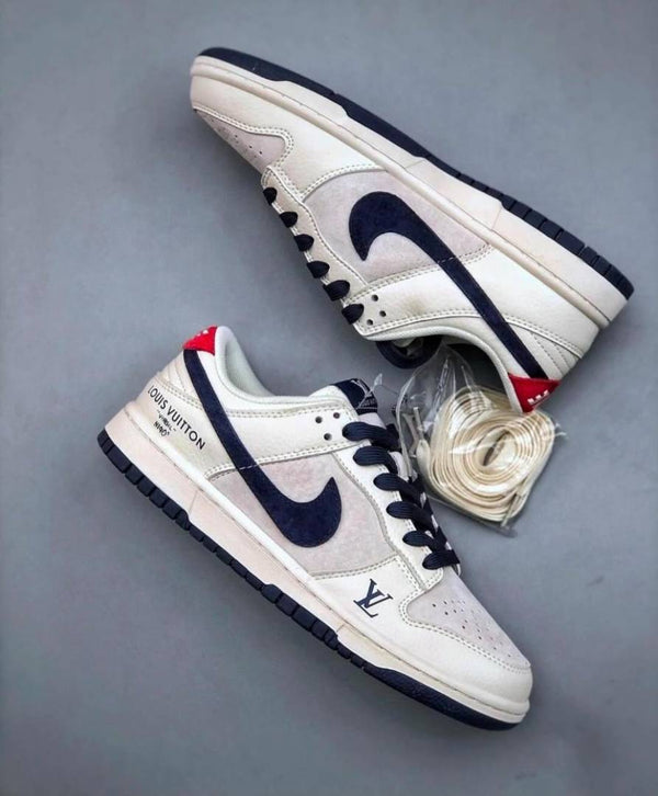 LOUUIS VUITTON X NIKKE SB DUNK LOW NAVY