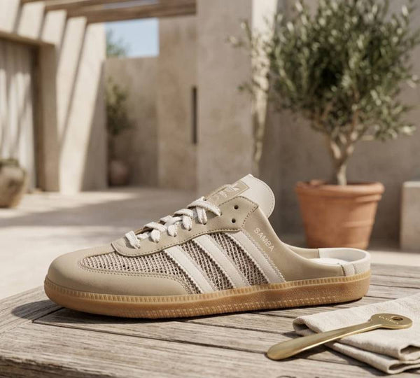 ADIDAA.S SAMBA MULE BEIGE