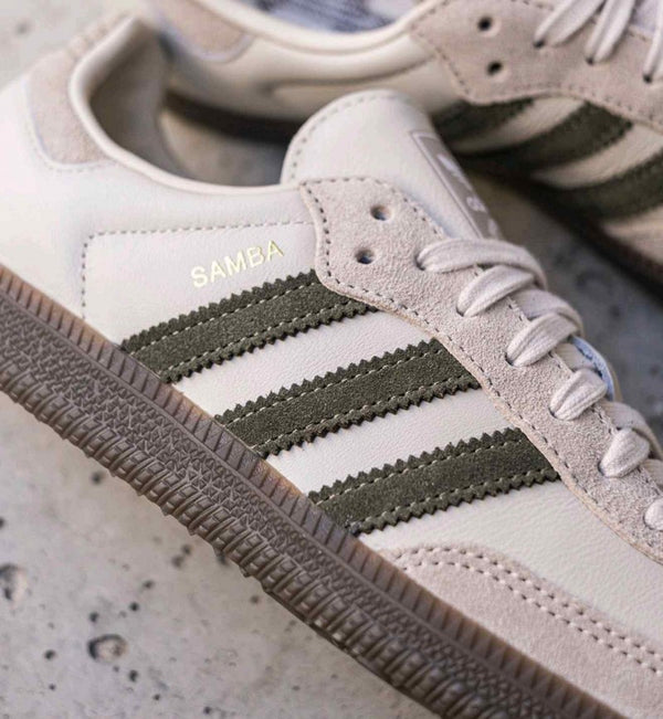 Addidas Samba OG Aluminum Dark Khaki women