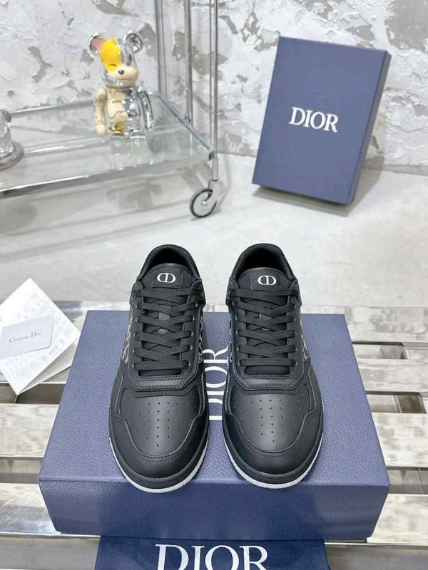 Christian Diyor B27 Low-top White Black Leather