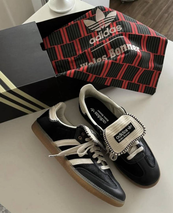 ADIDAAS SAMBA X WALES BONNER PONY TONAL CORE BLACK