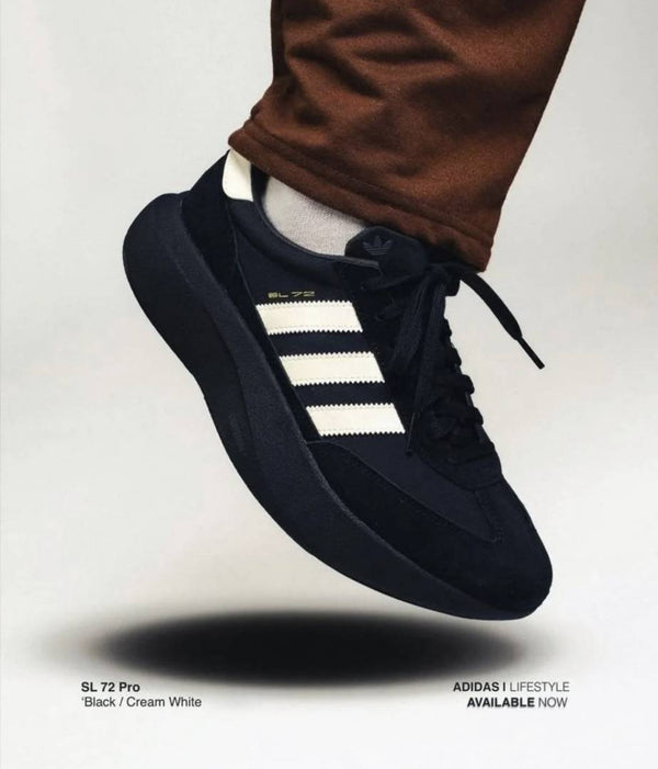 ADIDAAS SL 72 PRO BLACK WHITE