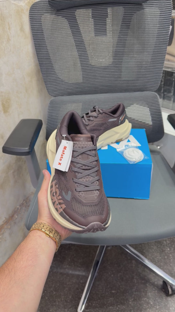 Hoka Mafate X Walnut Rye