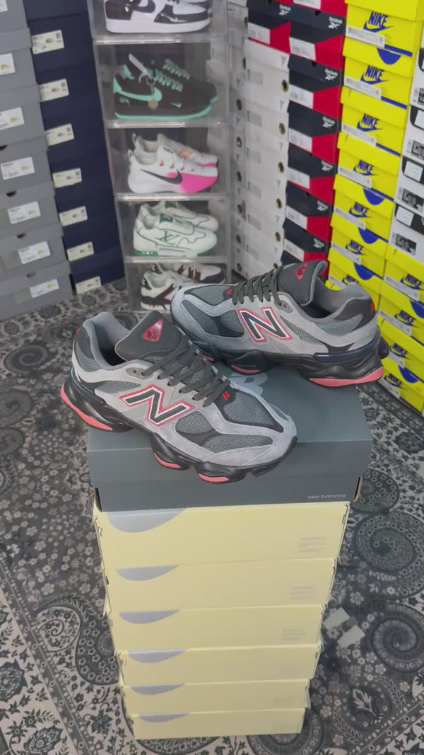 NE.W BALANCE 9060 GREY BLACK RED JD SPORTS EXCLUSIVE