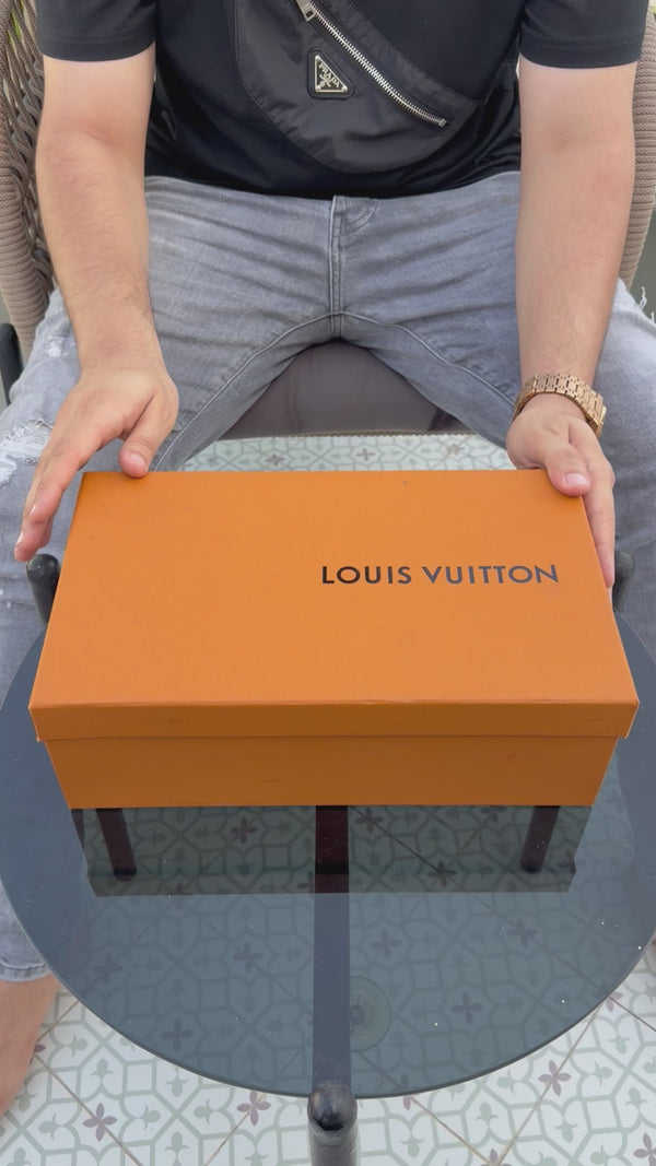 Loui.s Vuitton Navy Small Buckle Premium Loafers Surplus Calf Leather Quality With All Accessories Hx005