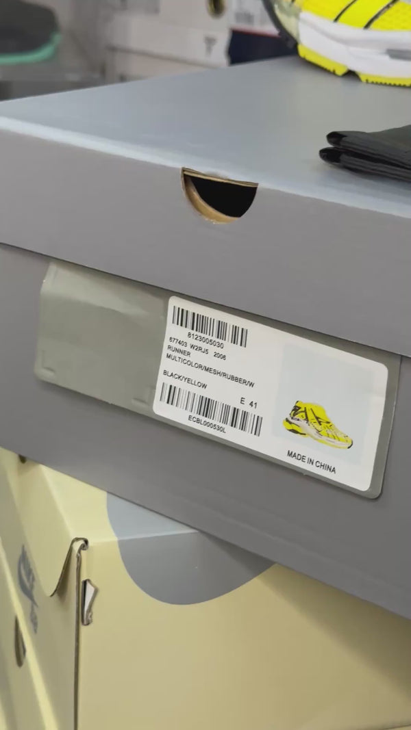 BALENCIAG.A RUNNER YELLOW BLACK SNEAKER