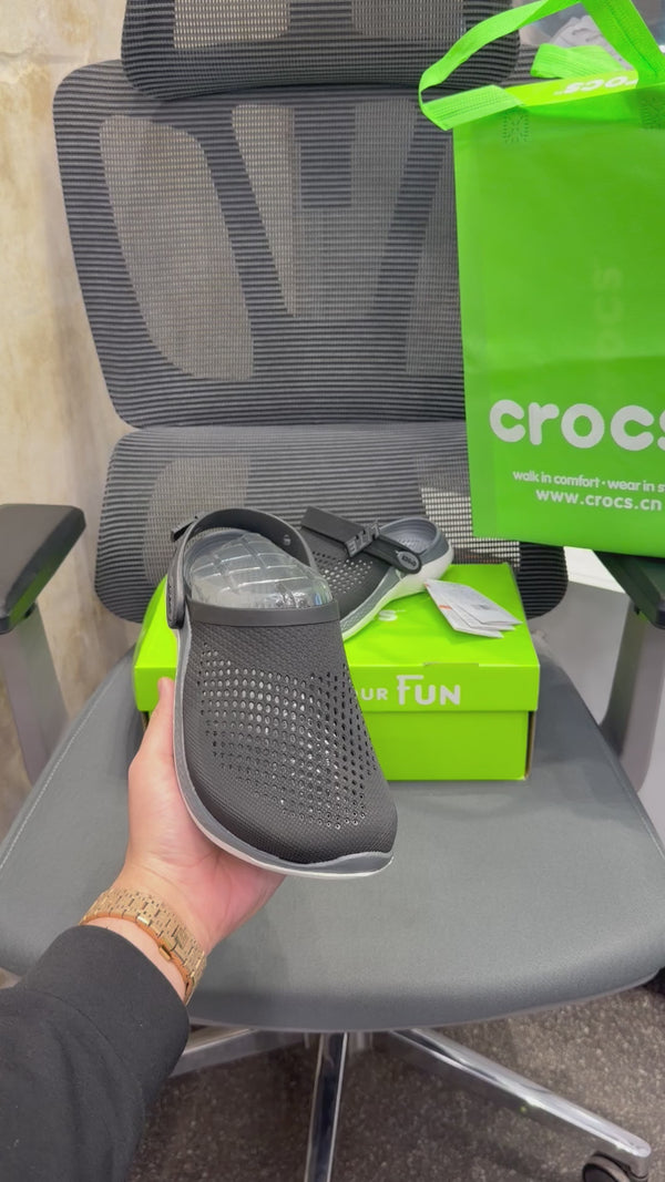 Croc.s lite ride 360 White sole carry bag og box