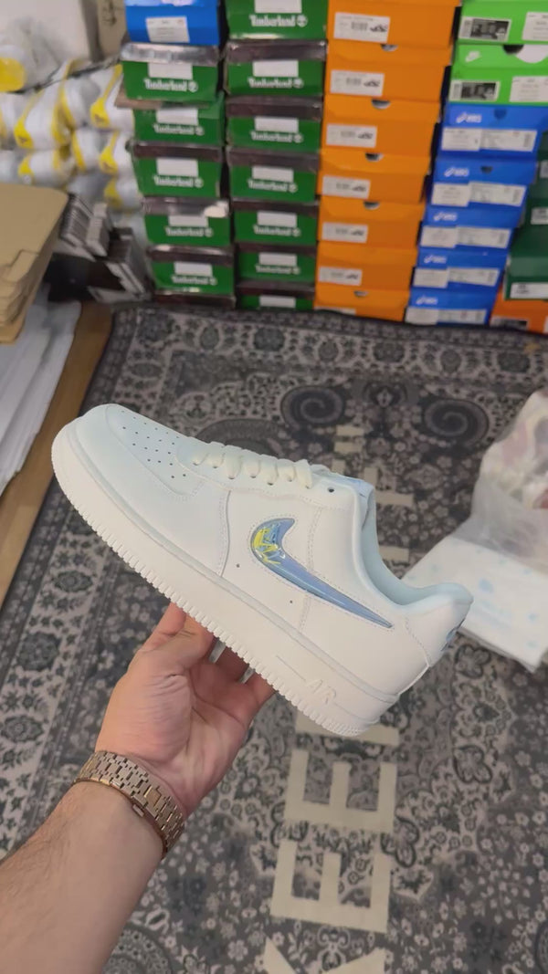 NIK.E AIRFORCE 1 LOW SAIL CELESTINE BLUE YELLOW