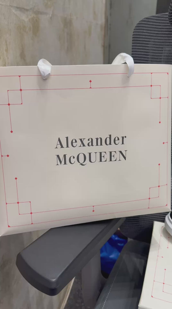 Alexander McQuee.n Sneakers With Card Bill carry Bag & Og Box