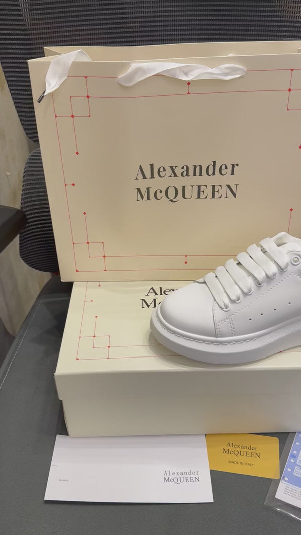 Alexander McQueen women White and Pink Trainers