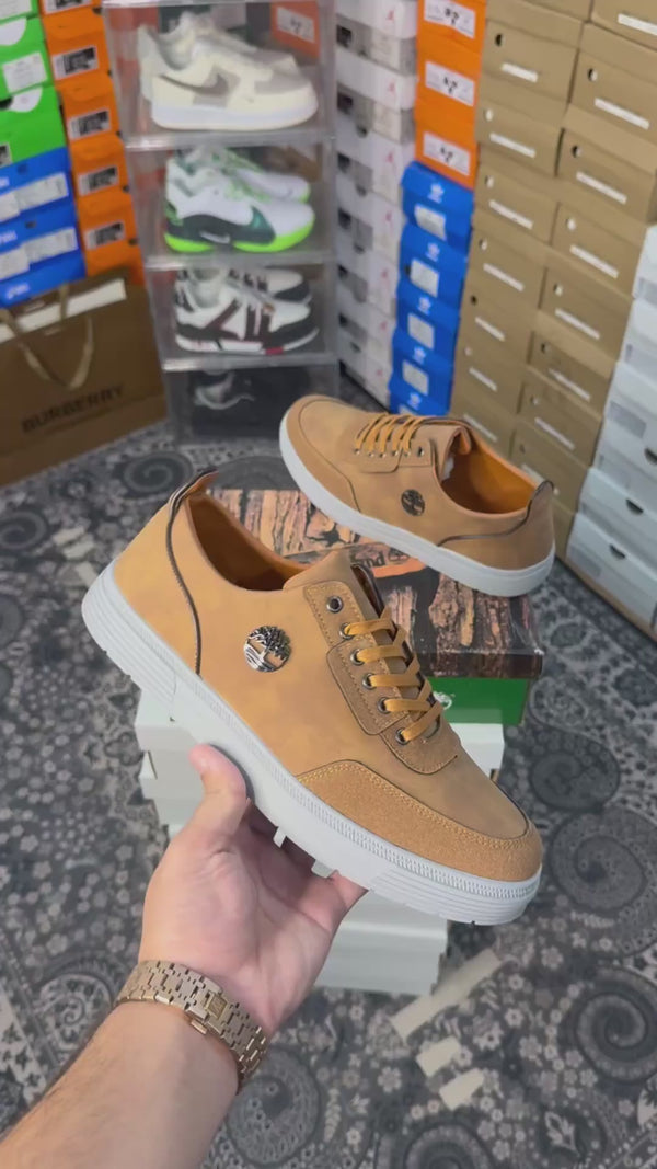 TIMBERLAND LOW CAUSAL SNEAKER TAN GREY
